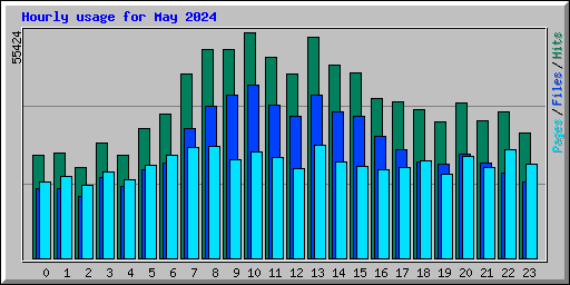 Hourly usage for May 2024